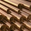 copper pipes in warehouse