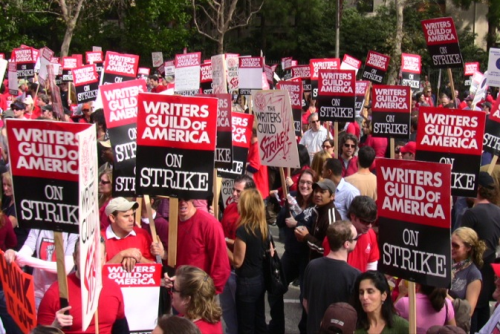 Screenwriters strike