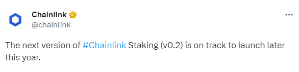 Chainlink Staking v0.2