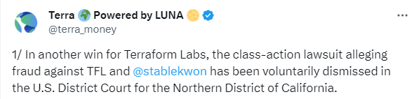 Terraform Labs tweet
