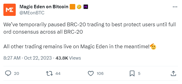 Magic Eden announcement