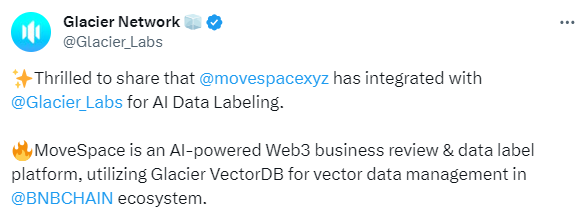 Glacier Network Twitter
