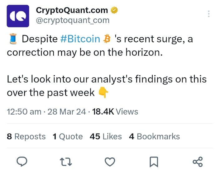 Will Bitcoin face another correction