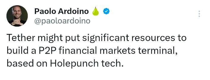 Tether to Launch P2P Trading Platform
