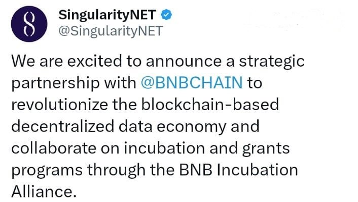SingularityNet joins BNB Chain