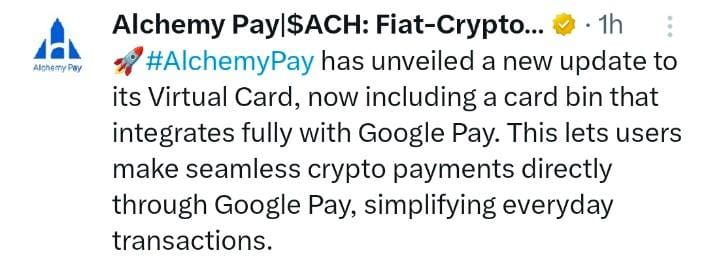 Alchemy Pay Integrates Google Pay