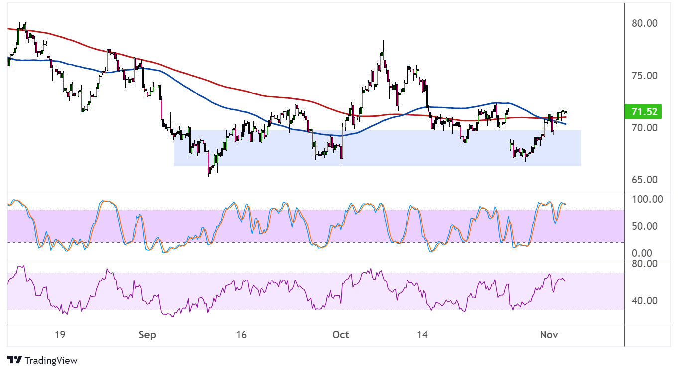WTI Crude Oil Price Analysis for November 5, 2024