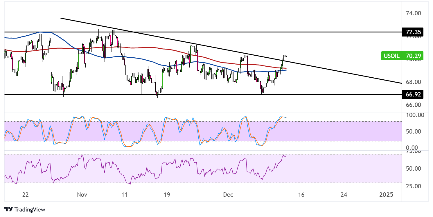 WTI Crude Oil Price Analysis for December 12, 2024