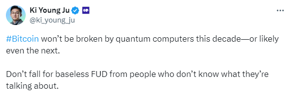 Bitcoin Quantum Computers