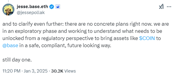 Coinbase Tokenized Assets Base
