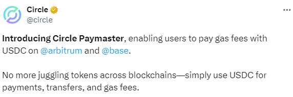Circle Paymaster
