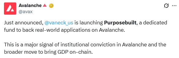 VanEck PurposeBuilt Avalanche