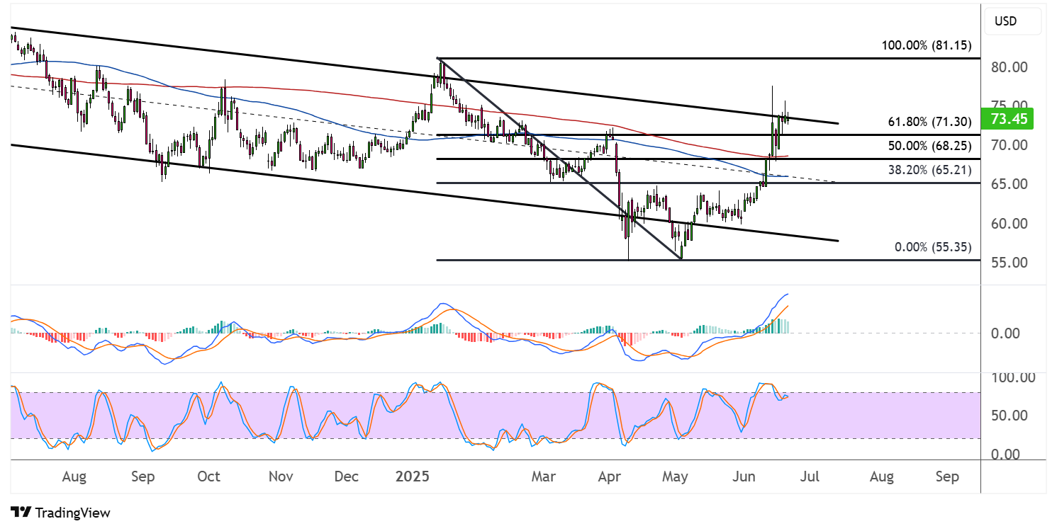 WTI Crude Oil Price Analysis for June 20, 2025