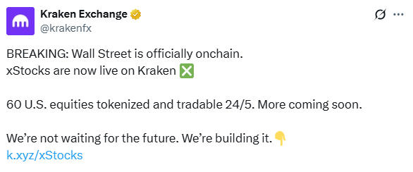 Kraken xStocks