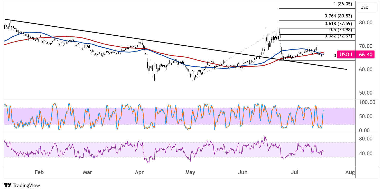 WTI Crude Oil Price Analysis for July 21, 2025