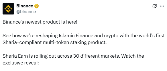 Binance halal staking