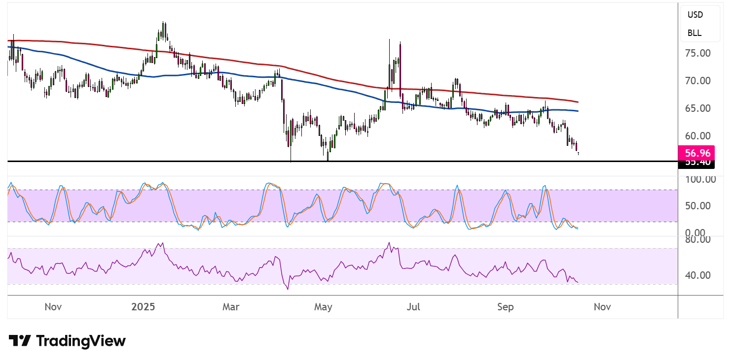 WTI Crude Oil Price Analysis for October 17, 2025