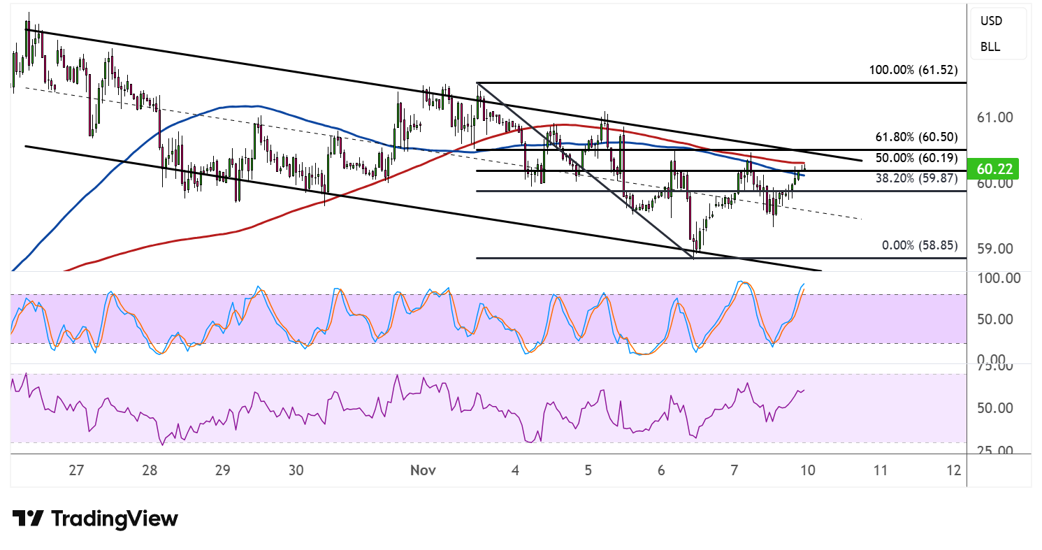 WTI Crude Oil Price Analysis for November 10, 2025